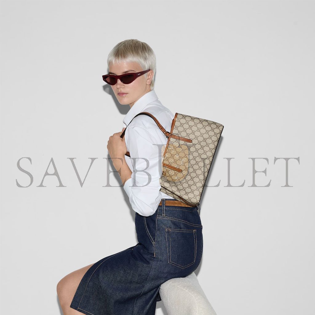 G*u*i gg emblem small tote bag ‎815214 (30*18*11cm)